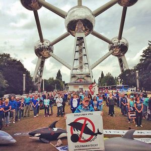Ric at the Brussels Demo