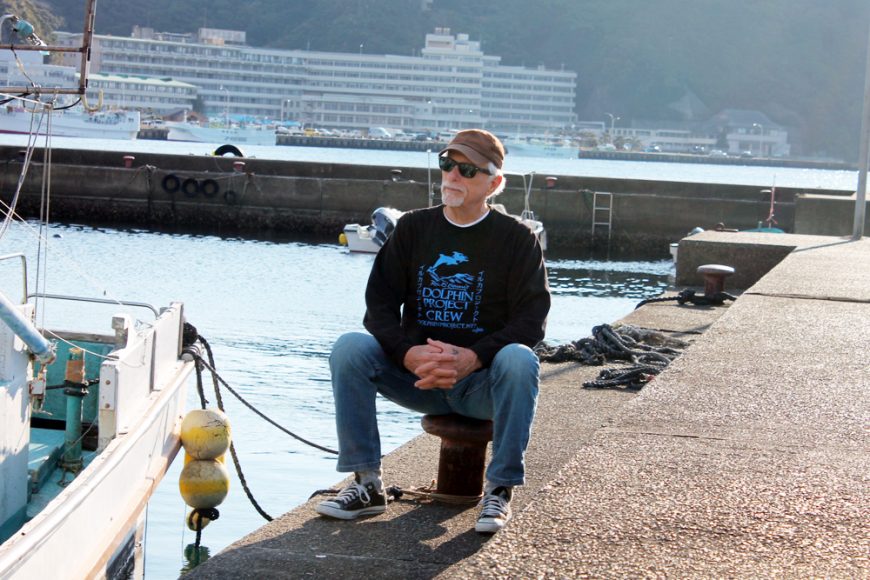 Ric O'Barry in Taiji, Japan