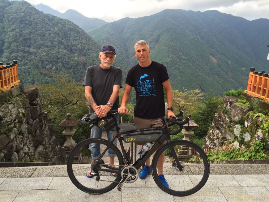 Ollie Blackmore and Ric O'Barry, Japan