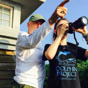 Ric O'Barry Dolphin Project Cove Monitors at The Cove Ric O'Barry Dolphin Project Cove Monitors at The Cove