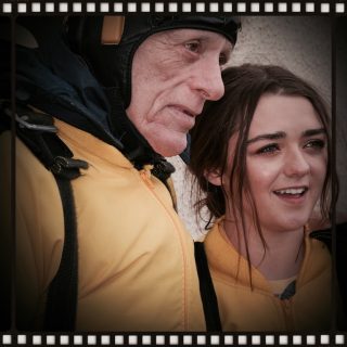 Ric O'Barry and Maisie Williams Skydive for Dolphins!