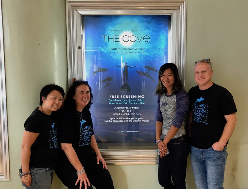Team Dolphin Project attends ‘The Cove’ screening in Sacramento