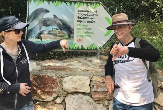 Helene and Ric O’Barry say NO to the Attica dolphin show!
