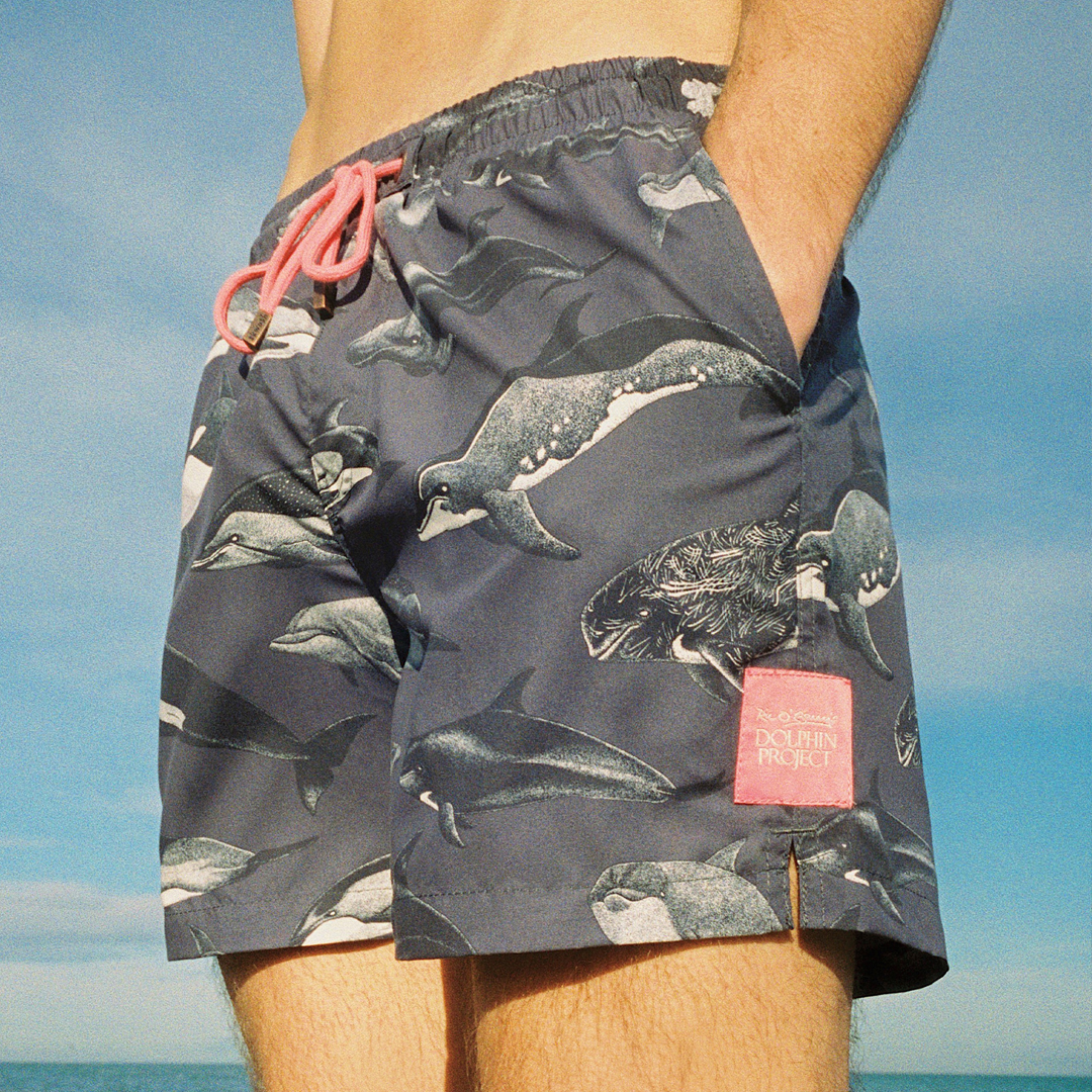Skwosh shorts Dolphin Project collab
