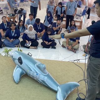 Our Indonesia team conducts marine mammal stranding training, Bali, Indonesia
